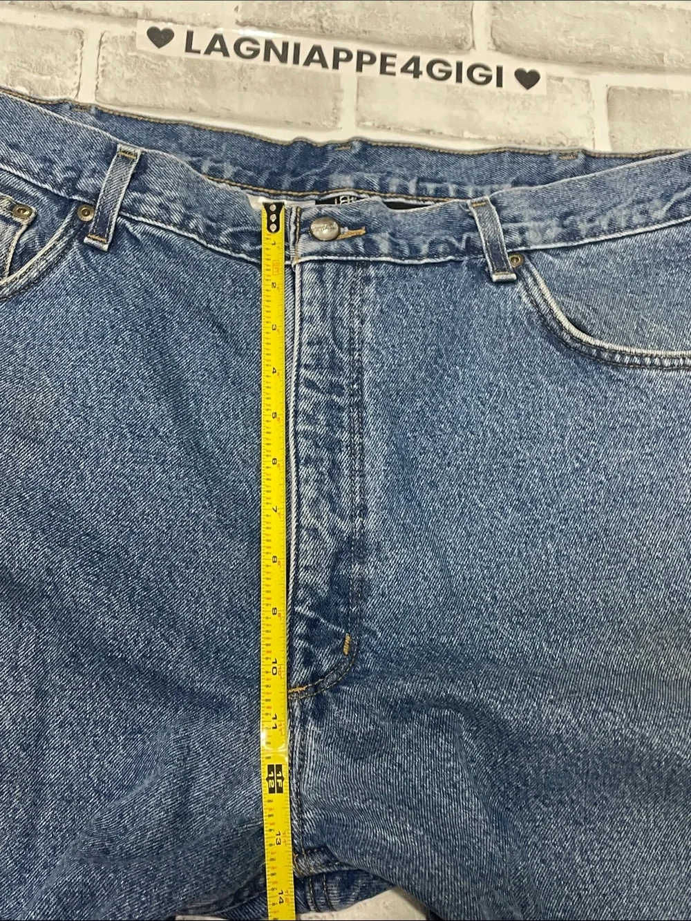 Carhartt Men’s workwear denim blue jeans. Fleece lined.40x34. Pre-owned. See pic